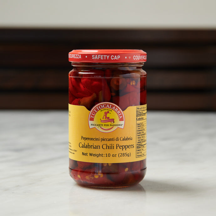 10 oz jar of Calabrian Chili Peppers